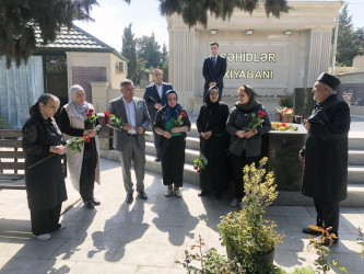 Abşeron rayonunda Ramazan bayramında şəhidlərimiz ziyarət edilmişdir