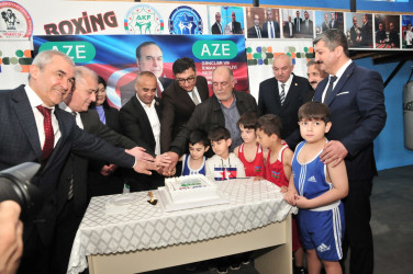 Abşeronda “Cənub” İdman Klubunun boks zalının açılışı olub