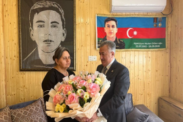 Abşeronda şəhidlərimiz və ailə üzvləri ziyarət olunub