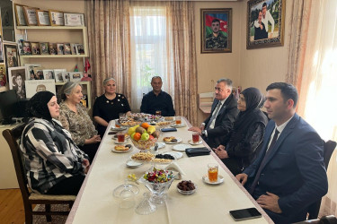 Abşeronda şəhidlərimiz və ailə üzvləri ziyarət olunub