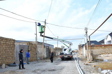 Abşeron rayonunda yağışın fəsadlarının aradan qaldırılması istiqamətində genişmiqyaslı tədbirlər davam etdirilir