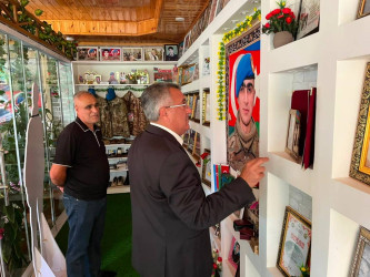 Abşeron rayonunda şəhidlərimiz və onların ailə üzvləri ziyarət olunub