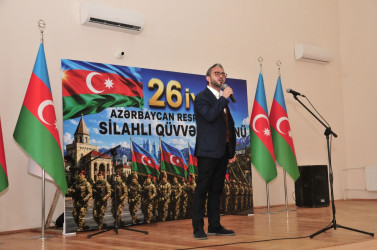Abşeronda “26 iyun – Azərbaycan Respublikası Silahlı Qüvvələr Günü”nə həsr olunmuş tədbir keçirilib
