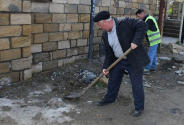 Abşeronda yağışın fəsadları aradan qaldırılır
