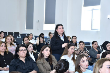 Abşeron rayonunda “Məişət zorakılığından zərərçəkmiş uşaqların müəyyən edilməsi və onlara psixoloji yardımın göstərilməsi” mövzusunda seminar keçirilib