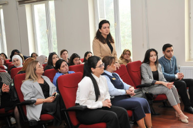 Abşeronda “Yeniyetmələr arasında narkomaniya asılılığının profilaktikası” mövzusunda təlim keçirilib