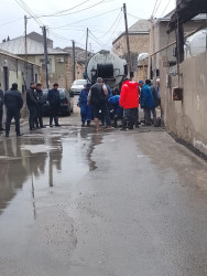 Abşeronda yağışın yaratdığı fəsadların aradan qaldırılması istiqamətində görülən işlər davam etdirilir