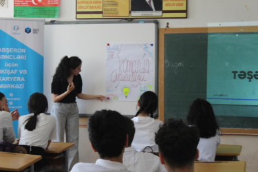 Xırdalan məktəblərində “Mərkəzə Doğru” layihəsi çərçivəsində silsilə təlimlər keçirilib