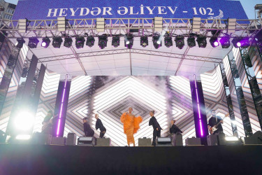 Abşeron rayonunda Ümummilli Lider Heydər Əliyevin anadan olmasının 102-ci ildönümü münasibəti ilə konsert keçirilmişdir