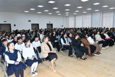 Abşeron rayonunda “Ailədaxili zorakılıq və hüquqi maarifləndirmə” mövzusunda tədbir keçirilib