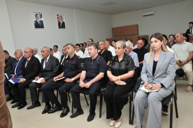 Abşeron rayonunda növbəti vətəndaş qəbulları və görüşlər keçirilib