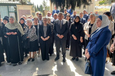 Abşeronda şəhidlərimiz və ailə üzvləri ziyarət olunub