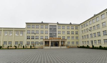 İlham Əliyev Xırdalan şəhər 11 nömrəli tam orta məktəbin yeni binasının açılışında iştirak edib