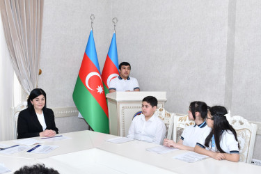 Abşeronda “Heydər Əliyev və Azərbaycan memarlığı” mövzusunda inşa-yazı müsabiqəsi keçirilib