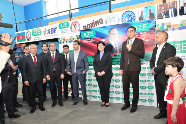 Abşeronda “Cənub” İdman Klubunun boks zalının açılışı olub