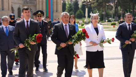 Abşeron rayonunda Heydər Əliyevin 102-ci il dönümü münasibətilə silsilə tədbirlər keçirilib