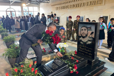 Abşeronda şəhidlərimiz və ailə üzvləri ziyarət olunub