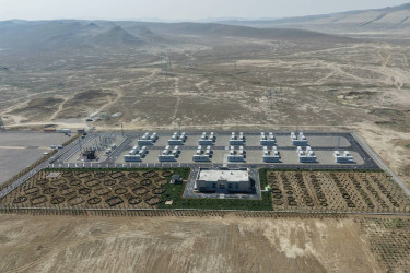 İlham Əliyev “Abşeron” Batareya Enerji Saxlanc Mərkəzinin açılışında iştirak edib