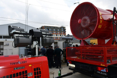 Abşeron rayonunda yağışın fəsadlarının aradan qaldırılması istiqamətində genişmiqyaslı tədbirlər davam etdirilir