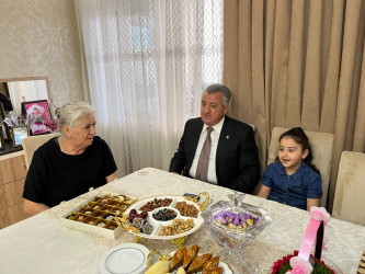 Abşeronda şəhidlər anılıb, ailə üzvlərinə baş çəkilib