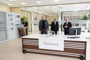 İlham Əliyev “Abşeron” Batareya Enerji Saxlanc Mərkəzinin açılışında iştirak edib