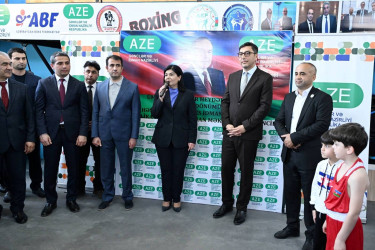 Abşeronda “Cənub” İdman Klubunun boks zalının açılışı olub