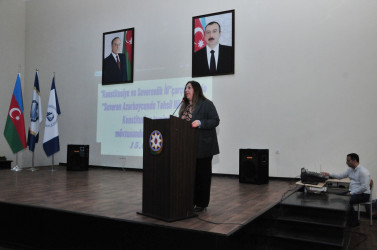 Abşeronda “Suveren Azərbaycanda Təhsil Hüququnun Konstitusion təminatı” mövzusunda silsilə tədbirlər keçirilir