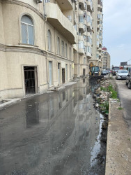 Abşeronda yağışın yaratdığı fəsadların aradan qaldırılması istiqamətində görülən işlər davam etdirilir