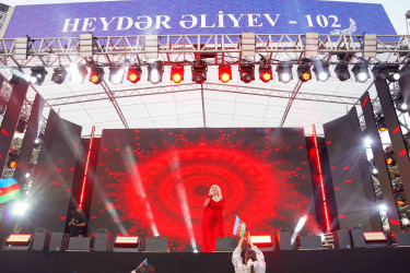 Abşeron rayonunda Ümummilli Lider Heydər Əliyevin anadan olmasının 102-ci ildönümü münasibəti ilə konsert keçirilmişdir