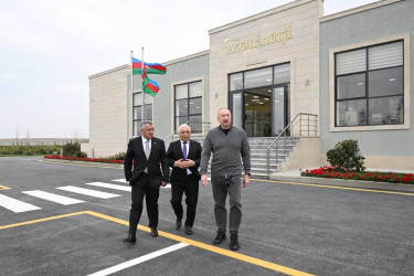 İlham Əliyev “Abşeron” Batareya Enerji Saxlanc Mərkəzinin açılışında iştirak edib