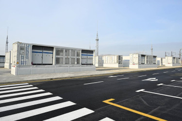 İlham Əliyev “Abşeron” Batareya Enerji Saxlanc Mərkəzinin açılışında iştirak edib