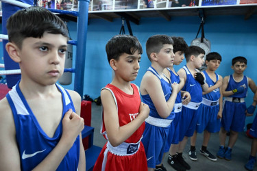 Abşeronda “Cənub” İdman Klubunun boks zalının açılışı olub