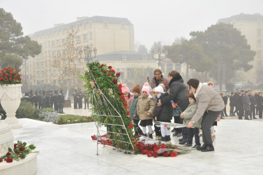 Abşeron rayonunda Ulu Öndər Heydər Əliyevin anım günü dərin ehtiramla qeyd olunub