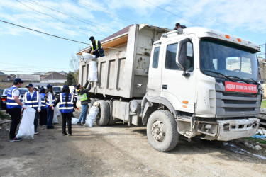 Abşeronda yağışın fəsadları aradan qaldırılır