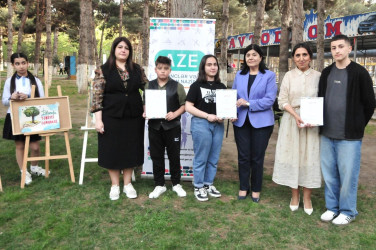Abşeron rayonunda "Konstitusiya və Suverenlik İli" çərçivəsində yeniyetmələr arasında rəsm müsabiqəsi keçirilib