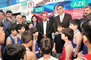 Abşeronda “Cənub” İdman Klubunun boks zalının açılışı olub