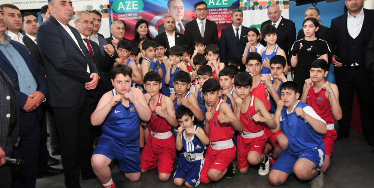Abşeronda “Cənub” İdman Klubunun boks zalının açılışı olub