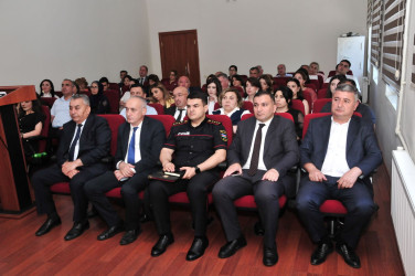 Abşeron rayonunda “İnsan Hüquqları Aylığı” çərçivəsində maarifləndirici tədbir keçirilib