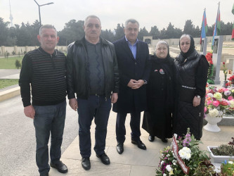 Abşeron rayonunda şəhid ailələri Novruz bayramı günlərində ziyarət edilmişdir