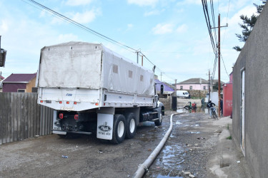 Abşeron rayonunda yağışın fəsadlarının aradan qaldırılması istiqamətində genişmiqyaslı tədbirlər davam etdirilir