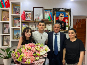 Abşeron rayonunda şəhidlərimiz və onların ailə üzvləri ziyarət olunub