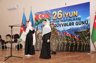Abşeronda “26 iyun – Azərbaycan Respublikası Silahlı Qüvvələr Günü”nə həsr olunmuş tədbir keçirilib