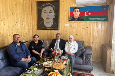 Abşeronda şəhidlərimiz və ailə üzvləri ziyarət olunub
