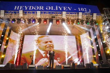 Abşeron rayonunda Ümummilli Lider Heydər Əliyevin anadan olmasının 102-ci ildönümü münasibəti ilə konsert keçirilmişdir