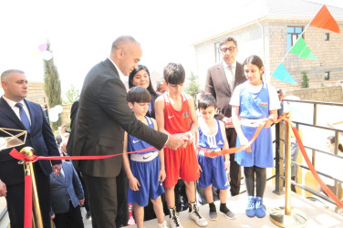 Abşeronda “Cənub” İdman Klubunun boks zalının açılışı olub