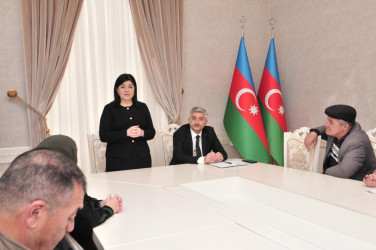 Abşeronda Çernobıl əlilləri və onların ailə üzvləri ilə görüş keçirilib