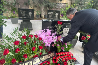 Abşeronda şəhidlərimiz və ailə üzvləri ziyarət olunub