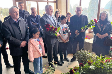 Abşeronda şəhidlərimiz və ailə üzvləri ziyarət olunub