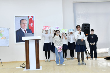 Abşeron rayonunda “Ailədaxili zorakılıq və hüquqi maarifləndirmə” mövzusunda tədbir keçirilib
